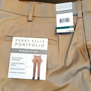 Mens Perry Ellis Tan Pants